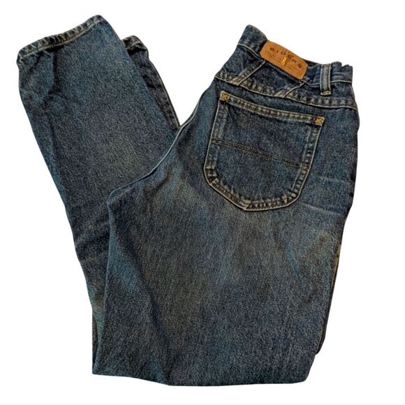 Lee Women's 80s 90s Vintage High waisted Blue Jeans Sz 8‎ M - Picture 1 of 10
